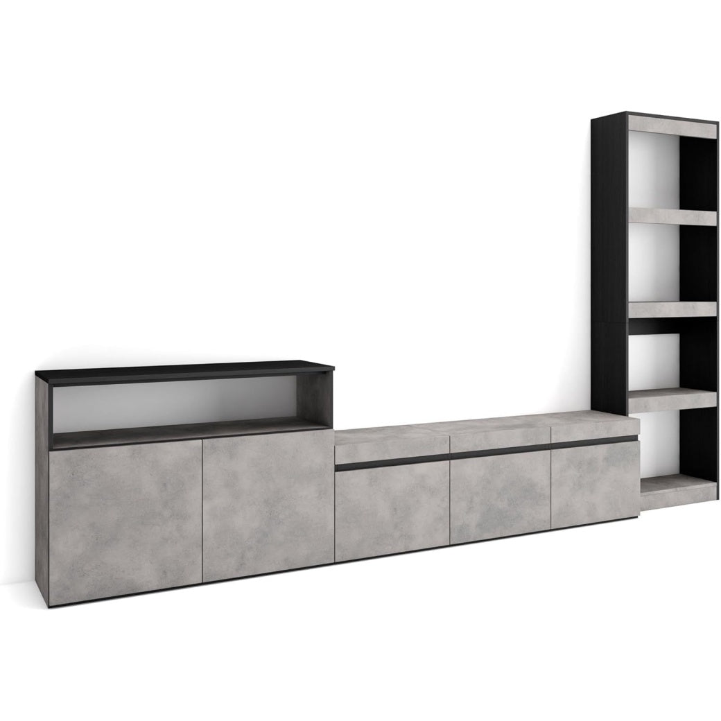 Moderne Wohnwand fur Fernseher bis 65